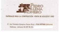 PEDRO VILLENA ROMERO